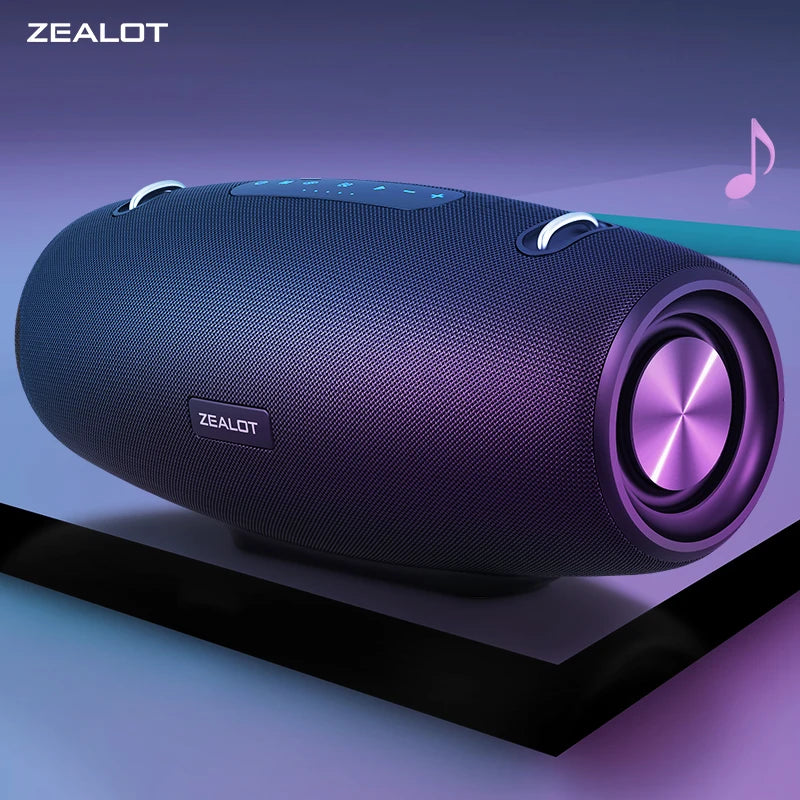 -S67 60W Portable Bluetooth Speaker Outdoor Party Speaker Big Loud Speaker Excellent Bass Performace 3D Speaker